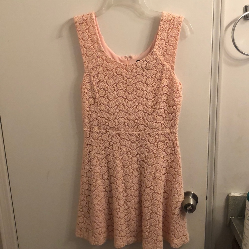 Pink lacy dress